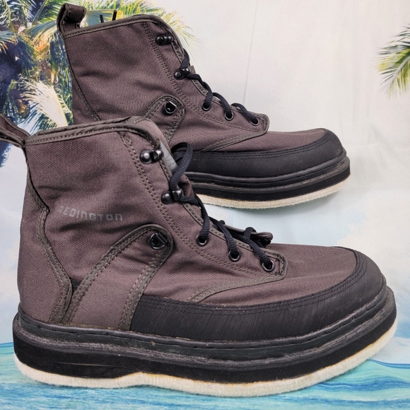 Redington Felt Bottom Wading Boots Mens 10 - Picture 2 of 10